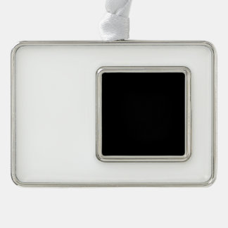 Charm toevoegen aan uw kerstboom verzilverd omlijst ornament