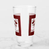 Charm Vrolijk Kerstfeest en Gelukkig Nieuwjaar Mon Glas (Links)