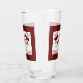 Charm Vrolijk Kerstfeest en Gelukkig Nieuwjaar Mon Glas (Rechts)