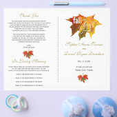 Charm Waterverf Blush Pink Floral Wedding Programm Flyer (Enkel)