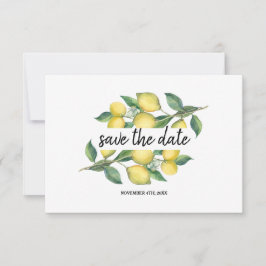 Charm Waterverf Lemon Tropical Save the Date