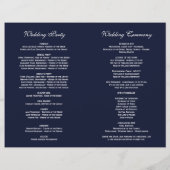 Charm Waterverf Wit Bloemmotief Donkerblauw Progra (Achterkant)