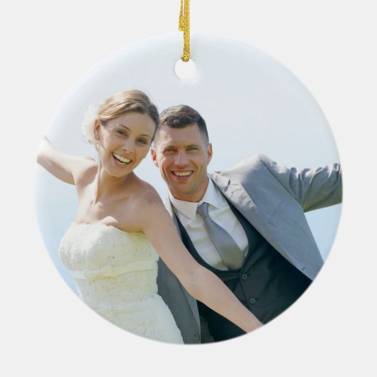 Charm we wensen u een prettig kerstfeest.. weddens keramisch ornament (Achterkant)