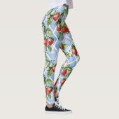 Charmant Aardbei & Bladpatroon – (2) Leggings (Rechts)