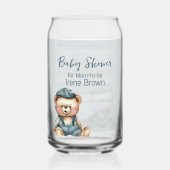 Charmant Baby shower Blikvorm Glas (Voorkant)