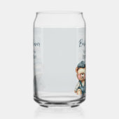 Charmant Baby shower Blikvorm Glas (Links)
