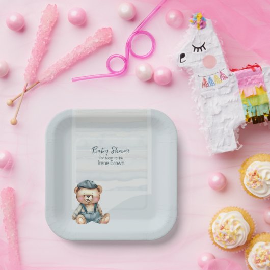 Charmant Baby shower papier Bord (Feest)