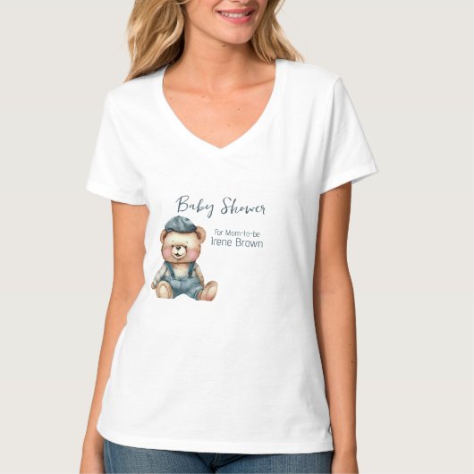 Charmant Baby shower T-shirt (Voorkant)