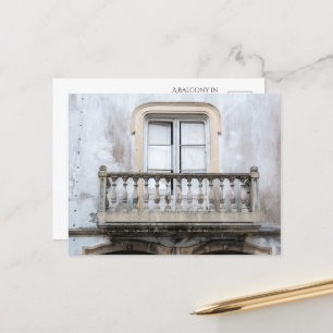Charmant balkon in Portugal Briefkaart