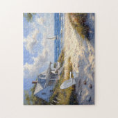 Charmant Beachfront Cottage Schilderachtig Oceaan  Legpuzzel (Verticaal)