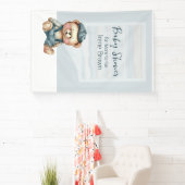 Charmant Beer Jean Baby shower Theme Banner (Insitu)