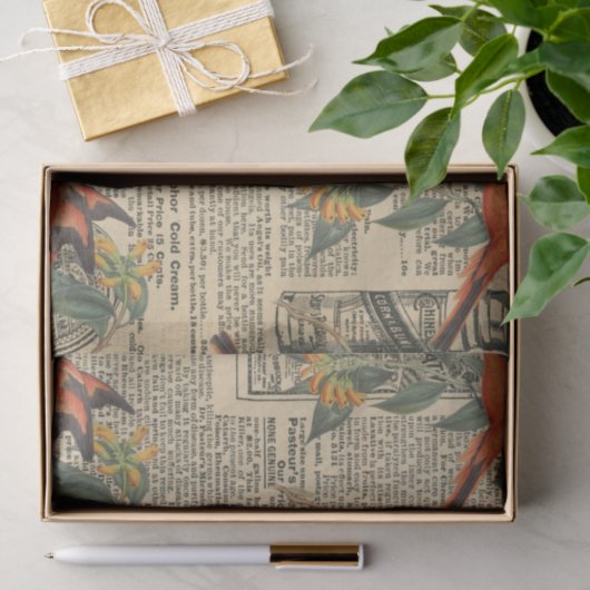 Charmant Bird Decoupage Tissue Paper Tissuepapier (Geschenk)