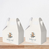 Charmant blauw Teddy Bear Boy Baby shower Bedankdoosjes