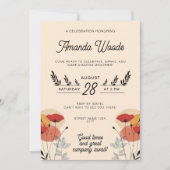 Charmant Bloemenfeest vieren Kaart (Voorkant)