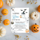 Charmant Blue Halloween Ghost Baby shower Kaart