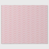 Charmant Blush Pink Sweet Candy Cane Gift Cadeaupapier (Vlak)