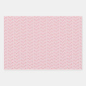 Charmant Blush Pink Sweet Candy Cane Gift Inpakpapier Vel (Voorkant)