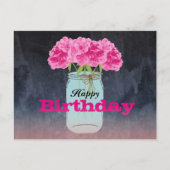 Charmant boeket Briefkaart Verjaardag Groeten (Voorkant)