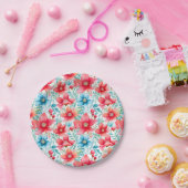 Charmant boeket Ranya Pattern-65292 Papieren Bordje (Feest)