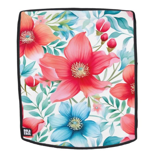 Charmant boeket Ranya Pattern-65292 Rugtassen (Verwijderbaar gezicht)