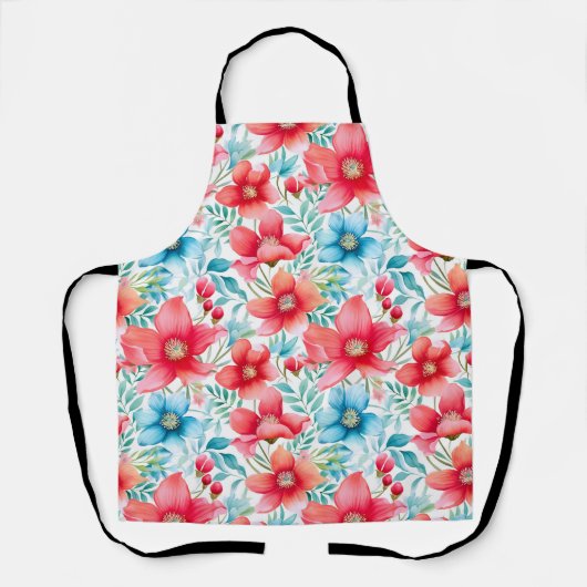 Charmant boeket Ranya Pattern-65292 Schort (Voorkant)