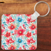 Charmant boeket Ranya Pattern-65292 Sleutelhanger (Achterkant)