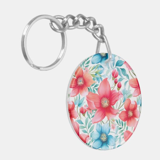 Charmant boeket Ranya Pattern-65292 Sleutelhanger (Voorkant Links)