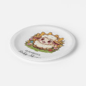 Charmant boerenerf schaap Baby shower Papieren Bordje (Gekanteld)