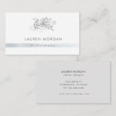 Charmant botanisch minimaal Visitekaartje (Voorkant / Achterkant)