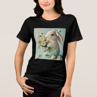 Charmant Bunny Bouquet T-shirt
