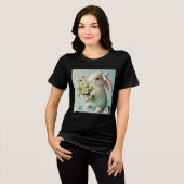 Charmant Bunny Bouquet T-shirt (Voorkant volledig)