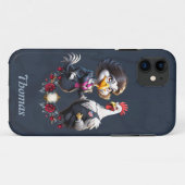 Charmant cartoon kip koppel. Case-Mate iPhone case (Achterkant (horizontaal))