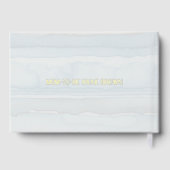 Charmant Casual Baby shower Gastenboek (Achterkant)