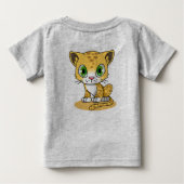 Charmant Cat Baby T-shirt (Achterkant)