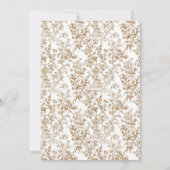 Charmant Coquette Chinoiserie Baby shower Kaart (Achterkant)