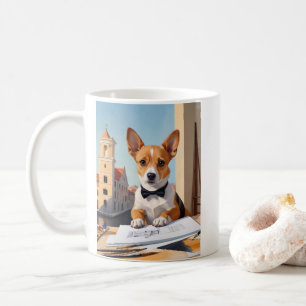 Charmant Corgi Architect Hondenliefhebber Koffiemok