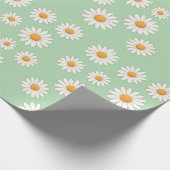Charmant Daisy Pattern – Bloemencadeau Cadeaupapier (Hoek)