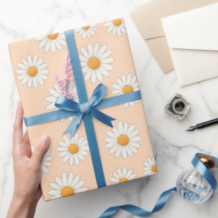 Charmant Daisy Pattern – Bloemencadeau Cadeaupapier