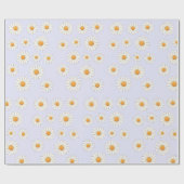 Charmant Daisy Pattern – Bloemencadeau Cadeaupapier (Vlak)