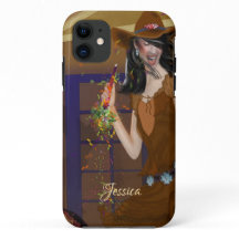 Charmant Dancing Cowgirl Telefoon Hoesje