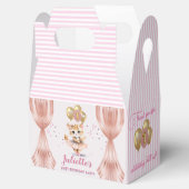 Charmant Dancing Kitten Foto Eerste Verjaardag Mei Bedankdoosjes (Geopend)