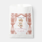 Charmant Dancing Kitten Foto Eerste Verjaardag Mei Bedankzakje (Voorkant)