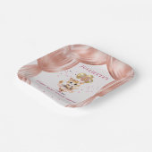 Charmant Dancing Kitten Foto Eerste Verjaardag Mei Papieren Bordje (Gebogen)