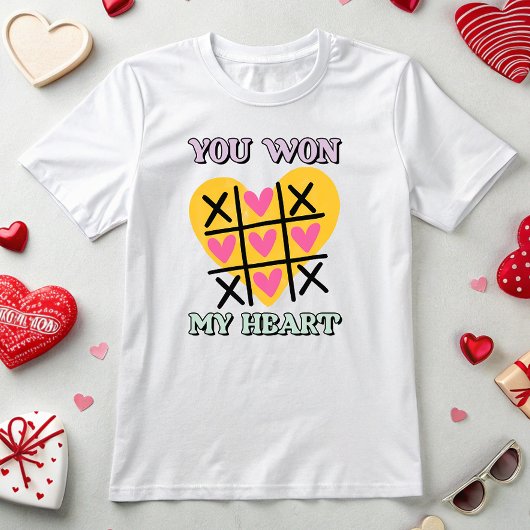 Charmant dat je mijn hart Valentijns hebt gewonnen T-shirt