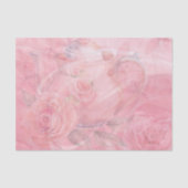 Charmant decoratief roze decoupage theepot ontwerp tissuepapier (Voorkant)