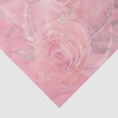 Charmant decoratief roze decoupage theepot ontwerp tissuepapier (Detail)