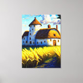 Charmant eenvoudig leven canvas afdruk (Voorkant)