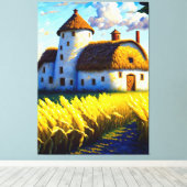 Charmant eenvoudig leven canvas afdruk (Insitu (Houten vloer))