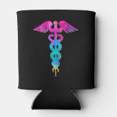 Charmant en kleurrijk medisch Logo-ontwerp Blikjeskoeler (Achterkant)