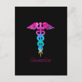 Charmant en kleurrijk medisch Logo-ontwerp Briefkaart (Voorkant)